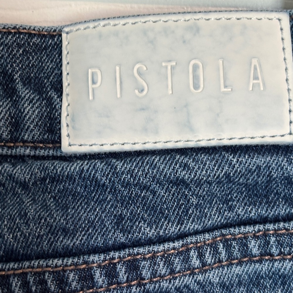 Pistola Women's Chic Victory High Rise Straight Leg Timeless Jeans Blue Denim 28 - Picture 8 of 13